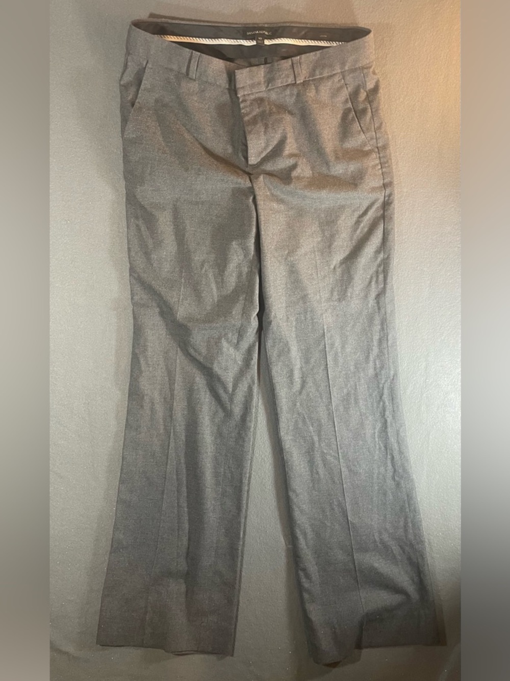 Banana Republic Heather Gray Women's Trousers